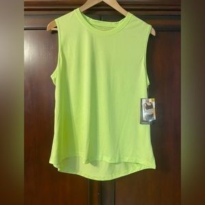 AVIA Neon Yellow Athletic Shirt. Large